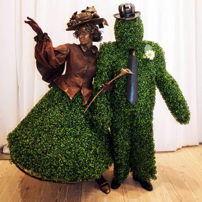 Topiary Couple