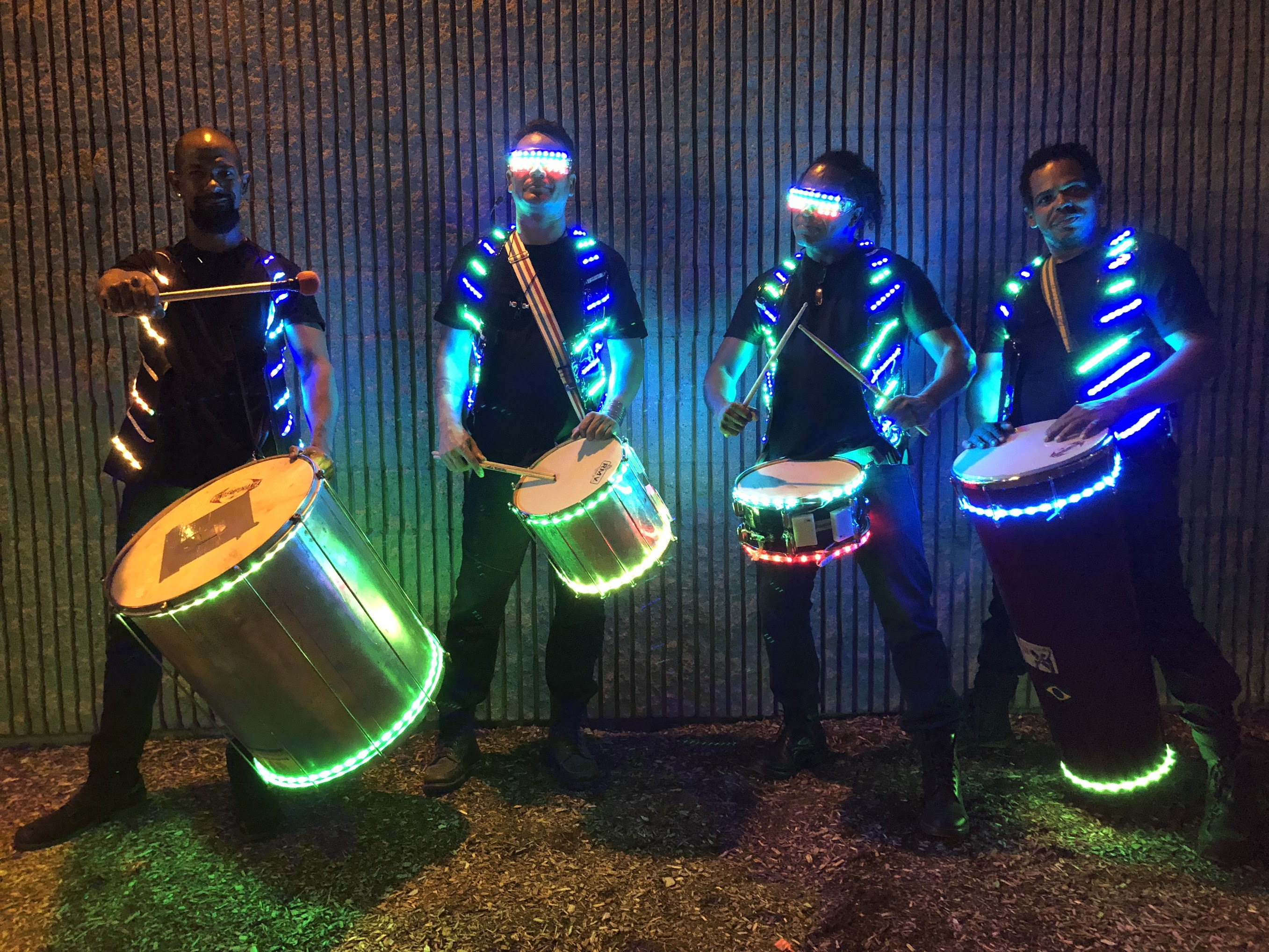 LED Drummers