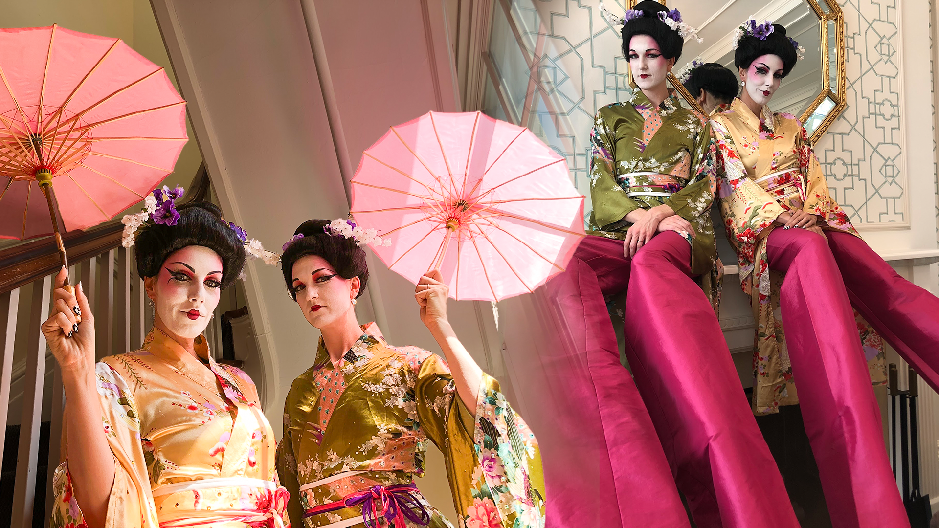 Towering Geishas
